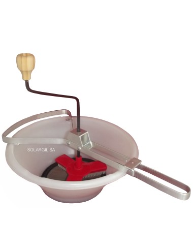 TAMIS DIA 410 MM ROTATIF DIA TOILE 190 MM + 3 TOILES INOX 80-100-120µ